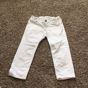 Girls cropped jeans